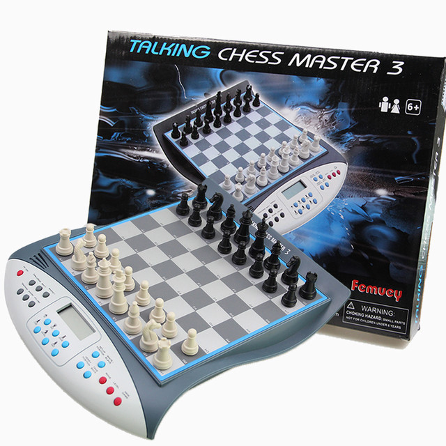 Inteligência Artificial Ensino Xadrez Board, xadrez eletrônico,  homem-máquina jogo, presente das crianças, pode estar jogando sozinho, M820  - AliExpress
